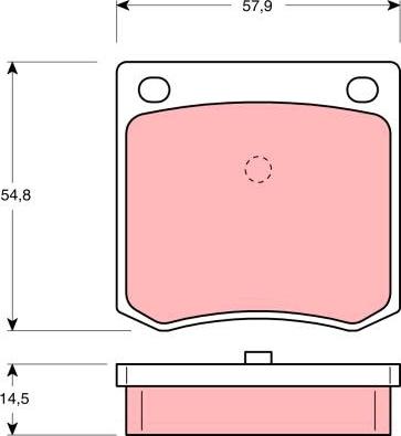 Delphi Accessori per Pastiglie Freno per Citroen Fiat Opel Peugeot